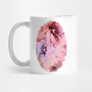 Red Flower Fantasia 2 (Pink) Mug